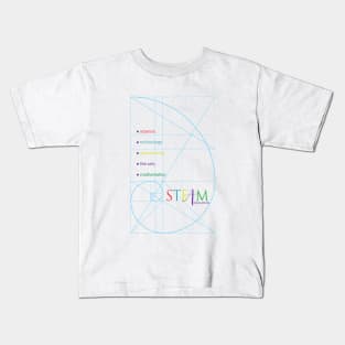 STEAM education with Golden Ratio Kids T-Shirt